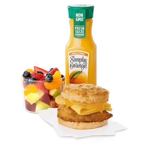 Chick-fil-A Menu With Prices, Calories & Pictures (2026) 21 Chick Fil a Chicken, Egg & Cheese Biscuit Meal