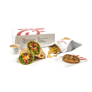 Chick-fil-A Catering Menu & Prices 2026 | Party Trays & Packaged Meals 31 Southwest Veggie Wrap Packaged Meal
