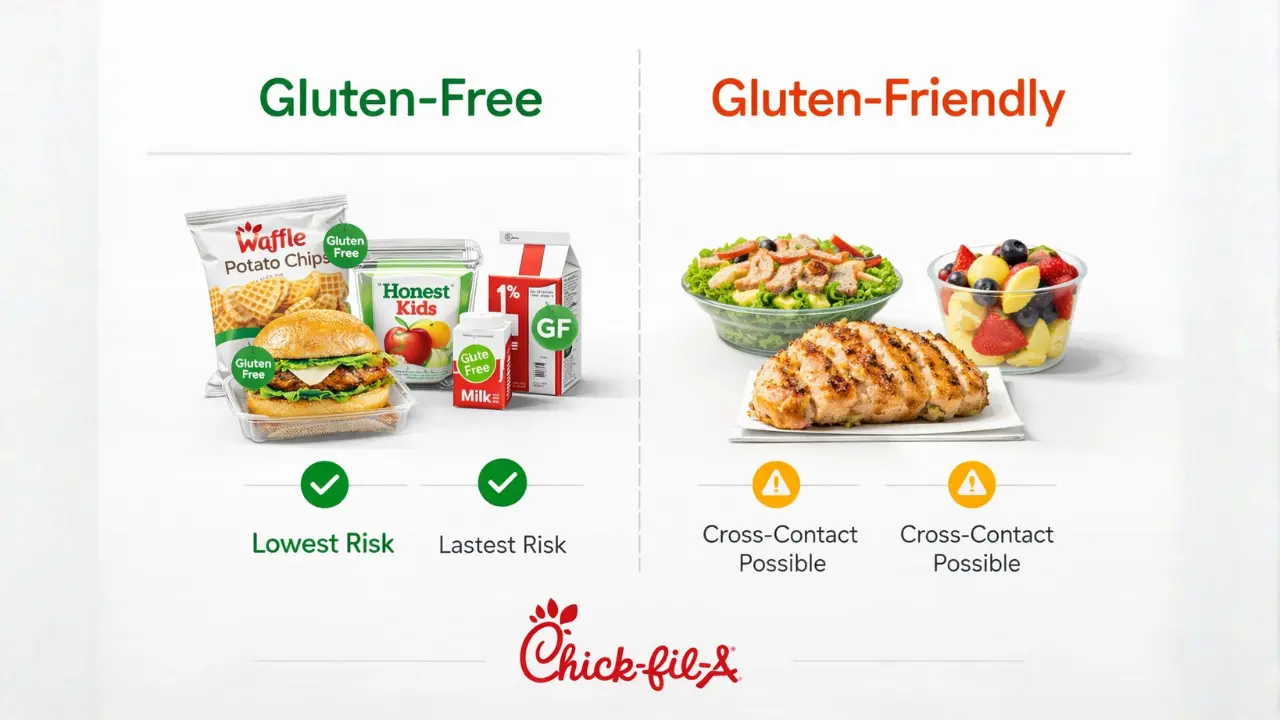 Chick-fil-A Gluten-Free Menu With Price & Calories 2026 2 Chick-fil-A gluten-free menu showcasing available items for those with gluten intolerance or celiac disease.