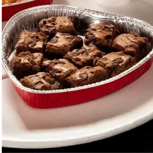 Chick-fil-A Heart Tray & Catering Trays 2026 4 Chocolate Fudge Brownie Heart tray